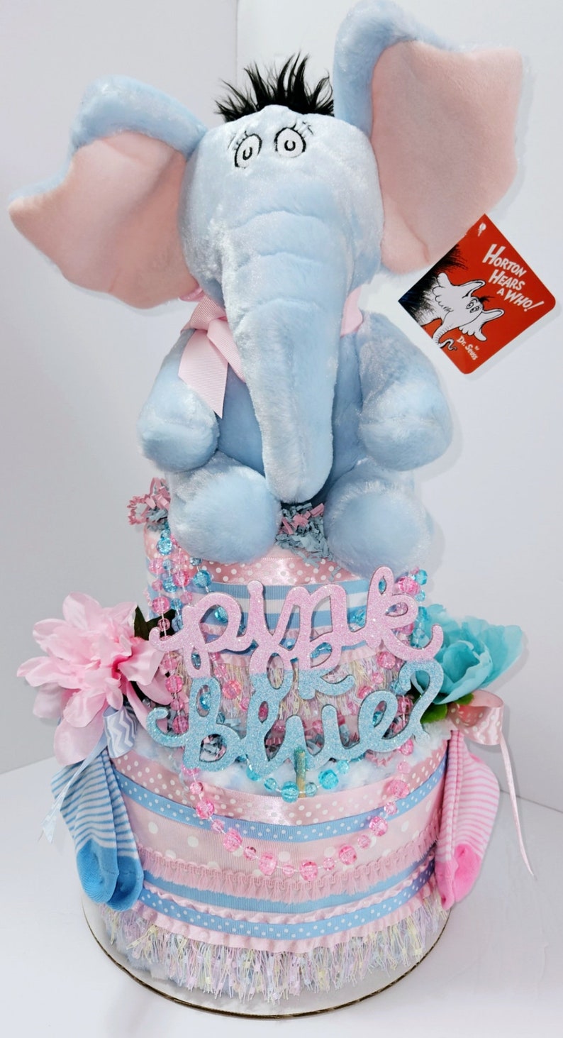 Gender Reveal Diaper Cake - Etsy