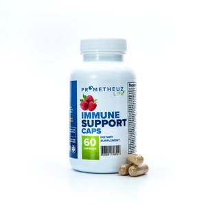 Prometheuz Immune Support Caps Wellness Complex | Boost Immune Health | 60 Capsules