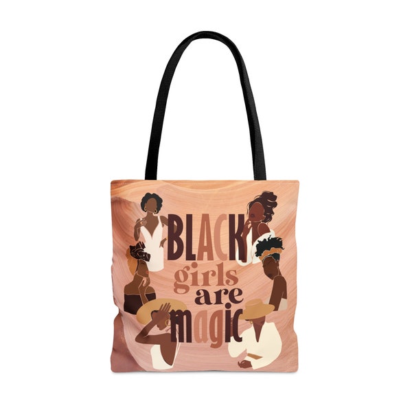 Black Girls are Magic Tote Bag | Black Girl Magic Tote, Tote Bag for Black Women, Brown Girl Tote Bag, Gift for Black Girls