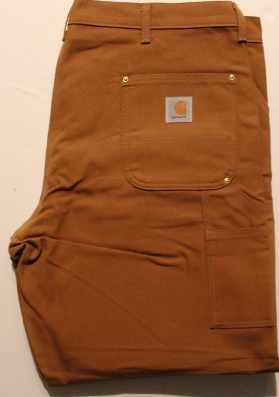 Men Work Jeans "Carhartt" Size 46X30 Canvas Doubl… - image 2