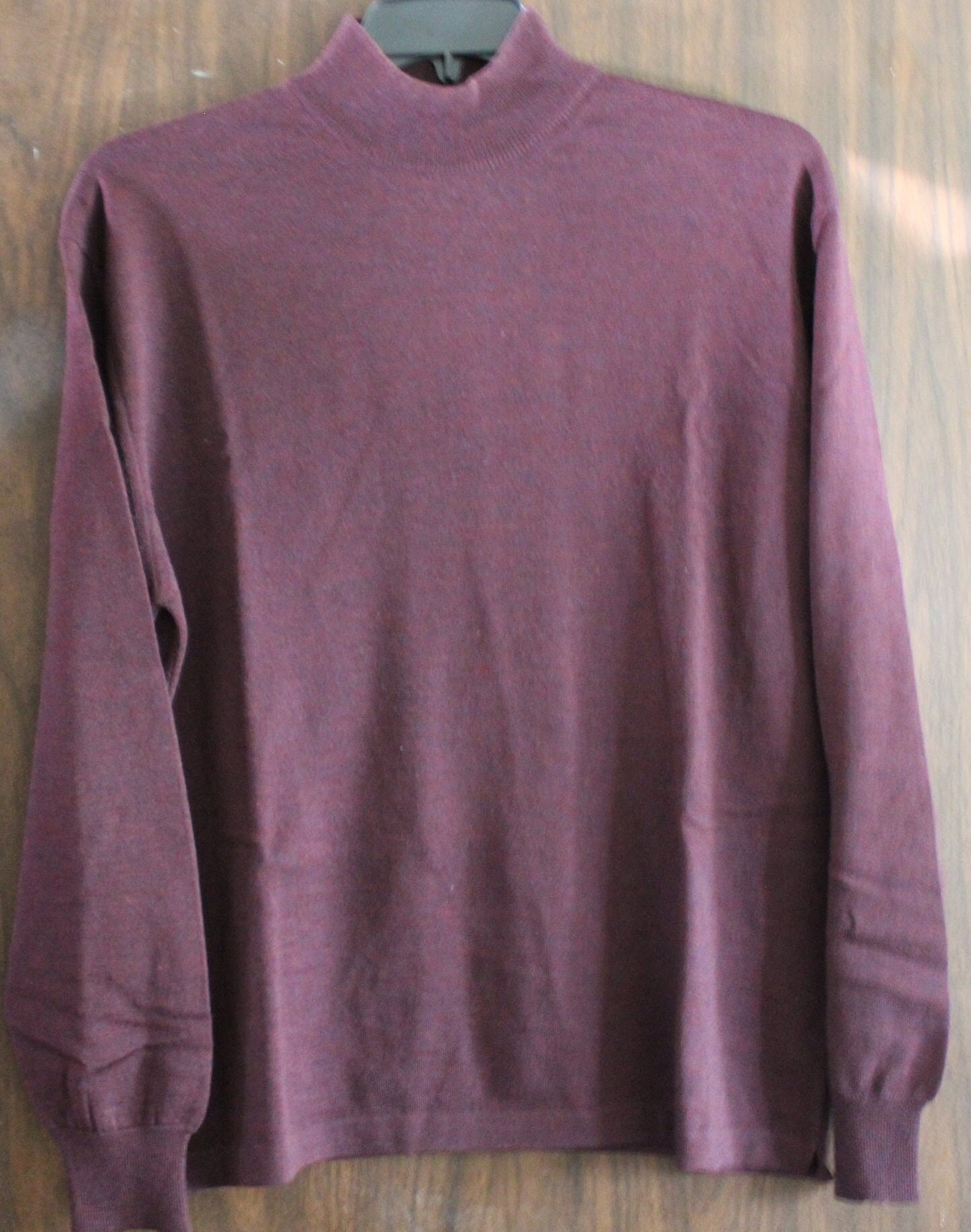Mens burgundy cheap mock turtleneck