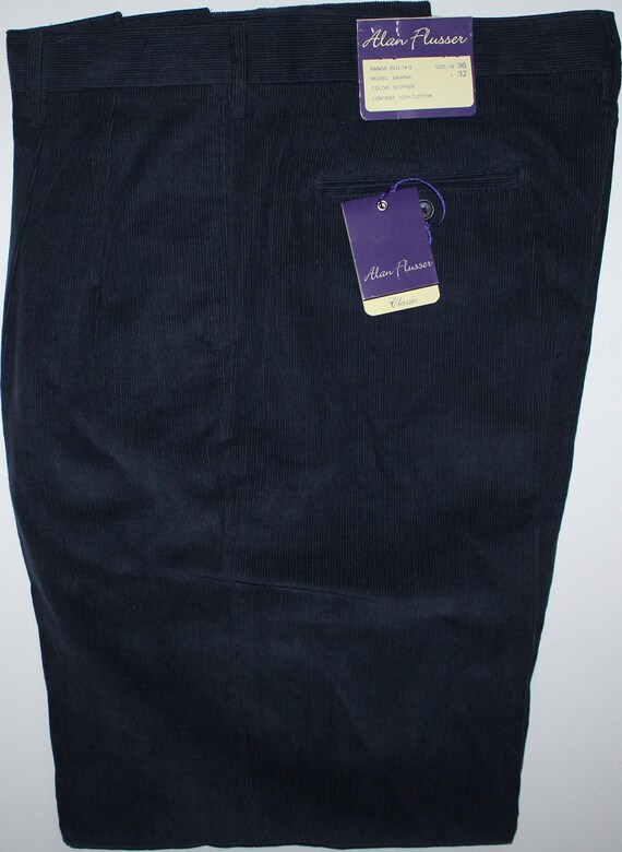 Alan flusser hotsell pleated pants