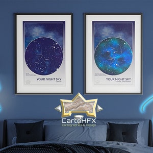 Your Night Sky - Sternzeichen Sternenkarte