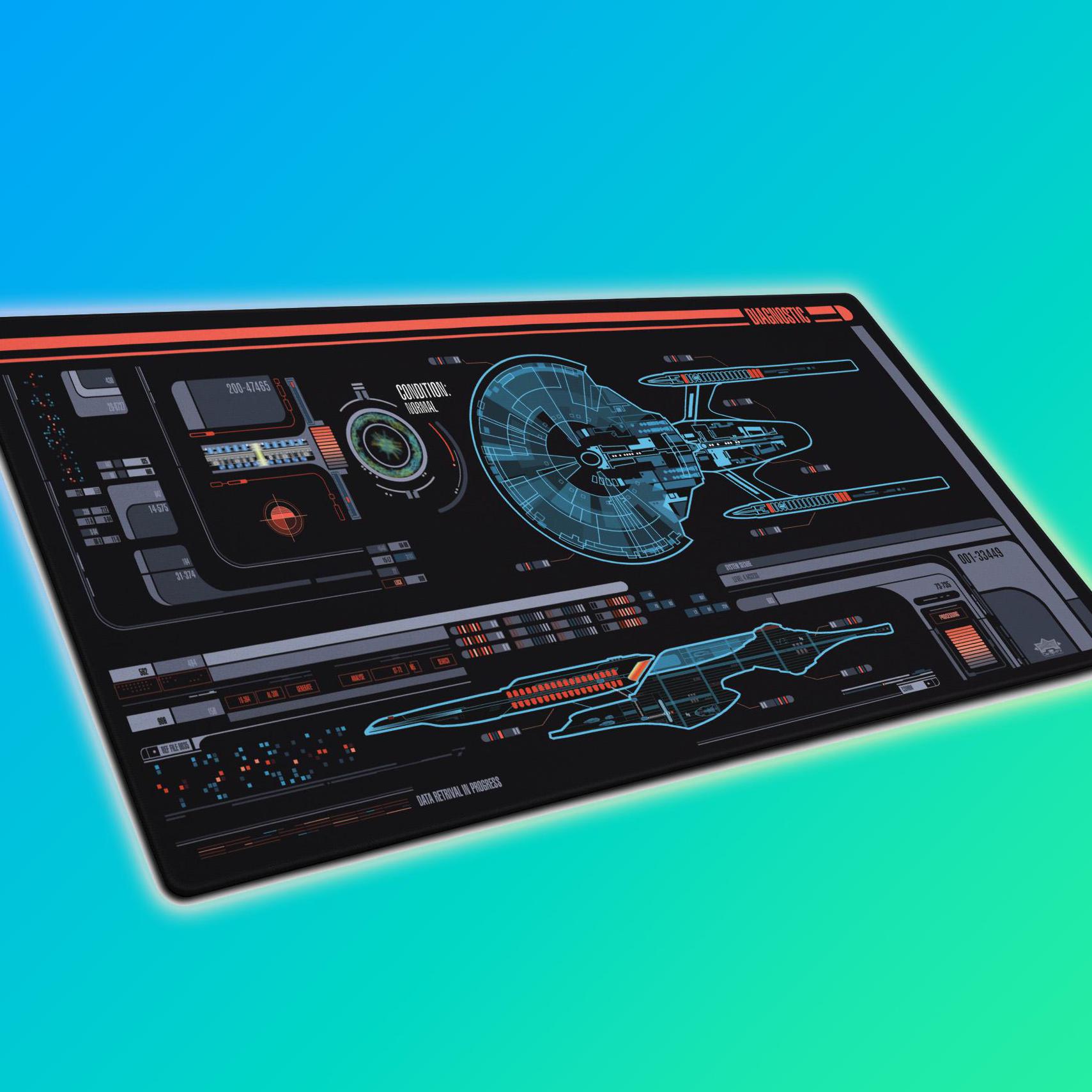 Trekkers Enterprise-g LCARS Display Panel | Extra-large LED Gaming