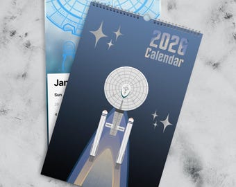 Calendrier Vintage Star Trek 1976 (stardate Calendar) – Neuf !