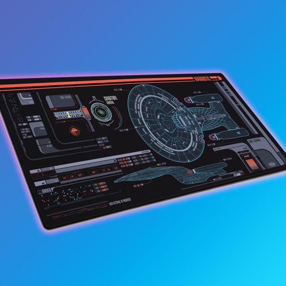 Trekkers Enterprise-d LCARS Display Panel - Extra-large LED Gaming