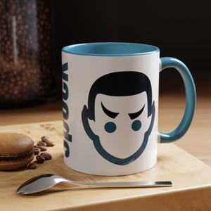 Personalized Spock Coffee Mug: Sci-Fi Gift, Star Trek Collectible