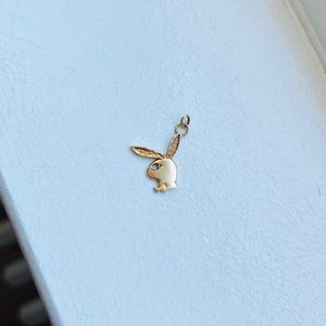 Vintage 14k Yellow Gold Playboy Bunny Charm - Etsy