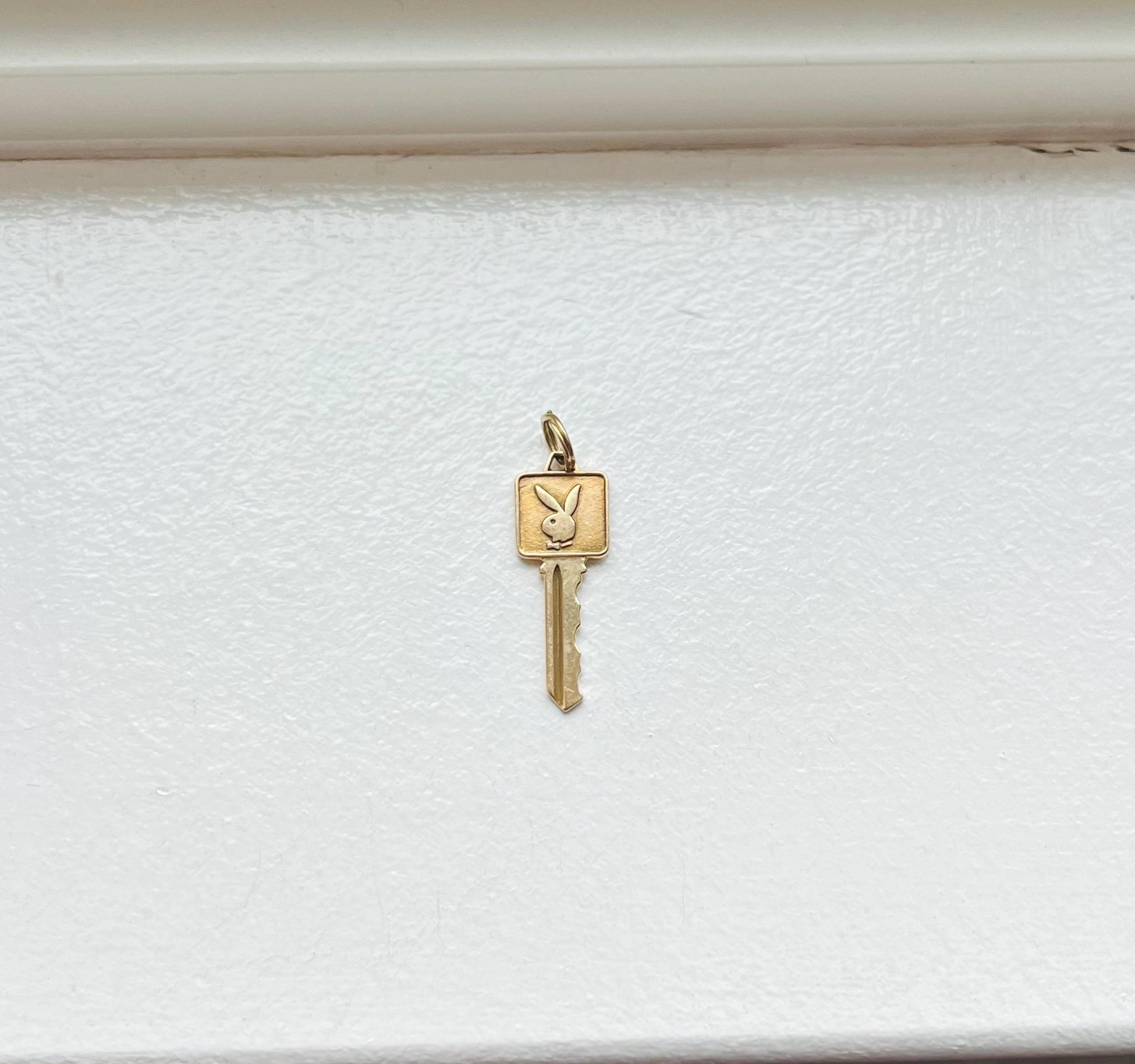 Vintage 14k Yellow Gold Original Playboy Bunny Key Charm - Etsy