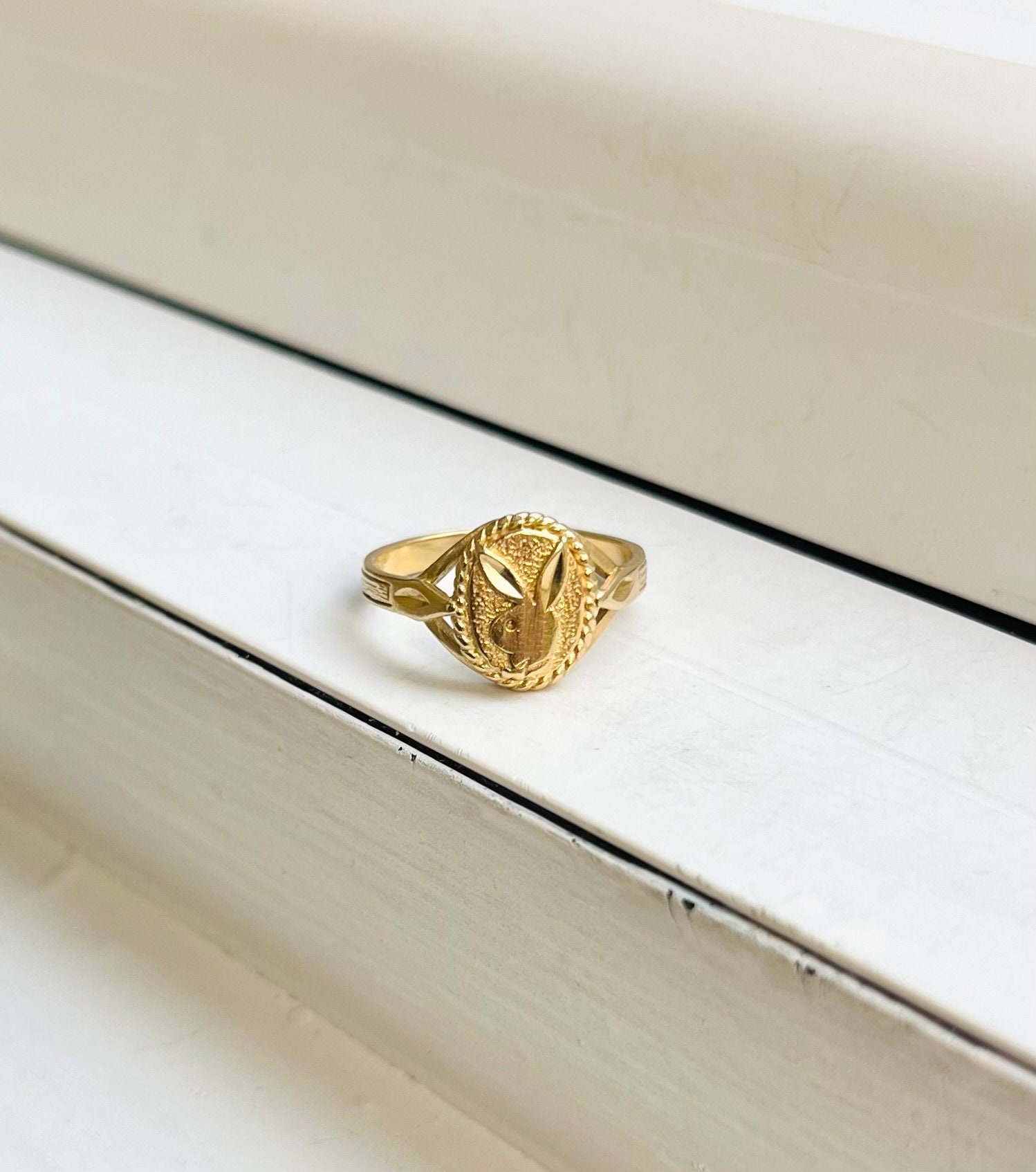 ヴィンテージ PLAYBOY GOLD RING プレイボーイ ゴールド リング ヴィンテージ PLAYBOY GOLD RING プレイボーイ ゴールド リング