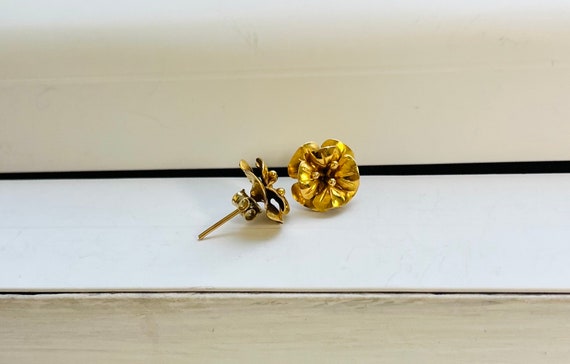 VINTAGE HOLLYWOOD [14K Gold] Mini Flower earrings ピアス $_12.JPG?set_id=880000500F