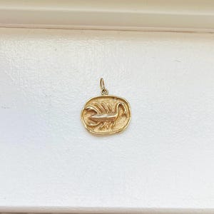 Vintage 14k Yellow Gold Scorpio Zodiac Pendant