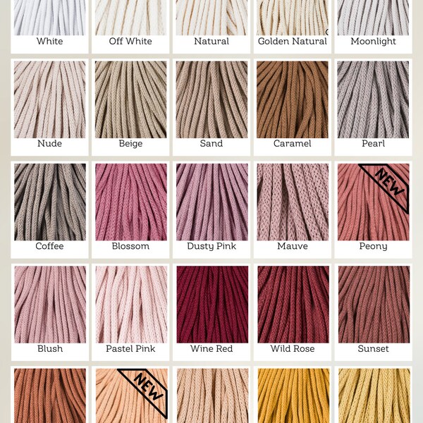 Bobbiny Premium 5 mm Bobbiny Yarn Bobbiny Wool 5 mm - ALL COLORS