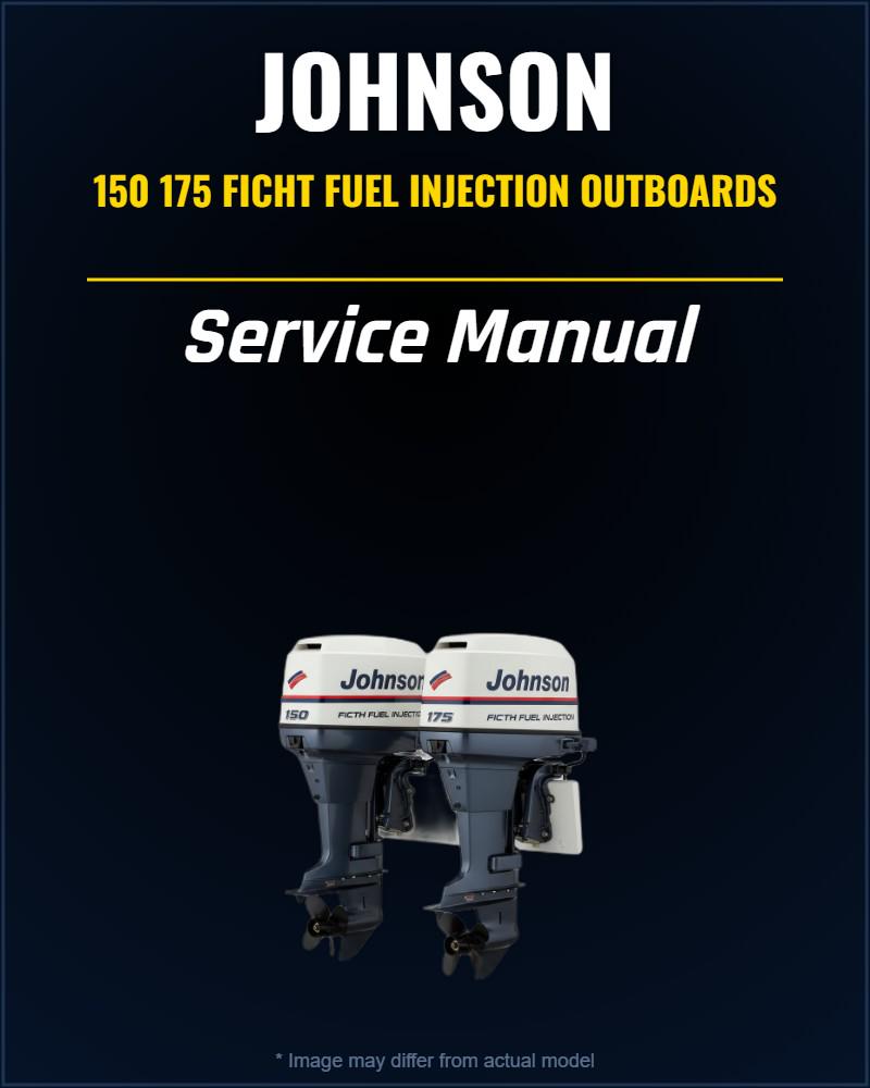 EVINRUDE JOHNSON OUTBOARDS 60 LOOP V MODELS 150 175 1991 SERVICE MANUAL 507950