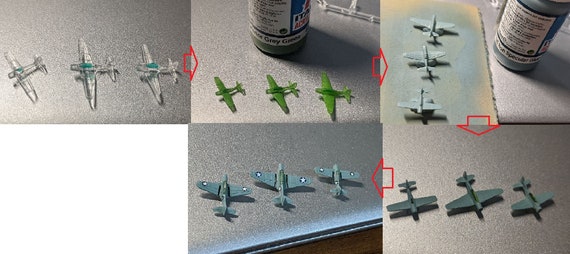 Maquette USS Enterprise CV-6 M.E. 1/700 1/700
