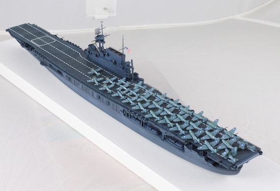 Built Ship Model 1/700 USS Enterprise CV-6 May 1942 Battle of