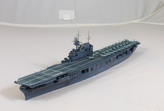 Built Ship Model 1/700 USS Enterprise CV-6 May 1942 Battle of