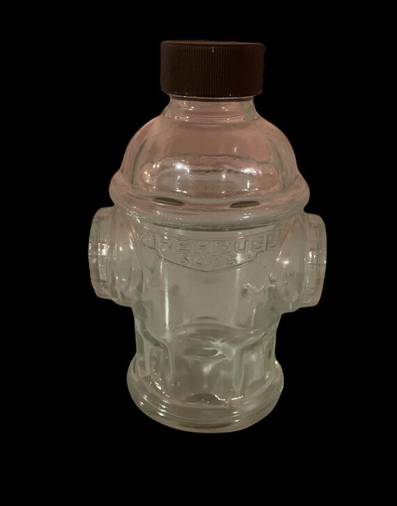 Firehouse Subs Fire Hydrant Glass Bottle 6.25 Inches Tall With Etsy