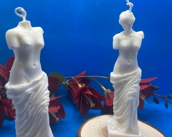 Venus de Milo Sculpture Candle, Ancient Rome Goddesses Handmade Soy Candle, Aesthetic Candle, Art Style Home Decoration