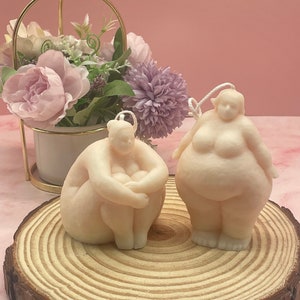 Candela di soia per il corpo femminile paffuto, Candela estetica, Decorazione artistica, Candela in stile artistico, Decorazione domestica, Decorazione domestica, Regalo di inaugurazione della casa, Regalo per lei