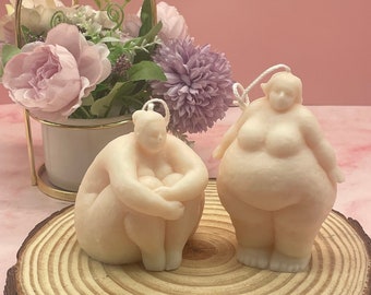 Chubby Female Body Soy Candle, Aesthetic Candle, Art Décor, Art Style Candle, Home Decoration, Home Décor, Housewarming Gift, Gift for Her