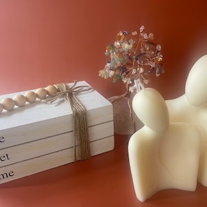 Sculpture familiale Bougie de soja, Statue de bougie, Bougie esthétique, Bougie de style artistique, Décoration de maison, Décoration d&#39;intérieur, Cadeau de pendaison de crémaillère, Cadeau pour elle