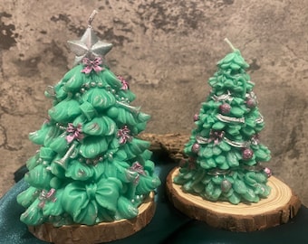 Christmas Tree Candle, Christmas Gift Candle, Winter Decoration, Christmas Decor, Housewarming Gift, Aesthetic Candle