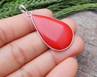 Ravishing Impressions Natural Red Horn Coral Gemstone Pendant Handmade Womens Jewellery Boho Gift for Wife FSJ-4351 Carnelian Golden Rutile Sterling Silver Ravishing Impressions Natural Red Horn Coral Gemstone Pendant Handmade Womens Jewellery Boho Gift for Wife FSJ-4351 Carnelian Golden Rutile Sterling Silver