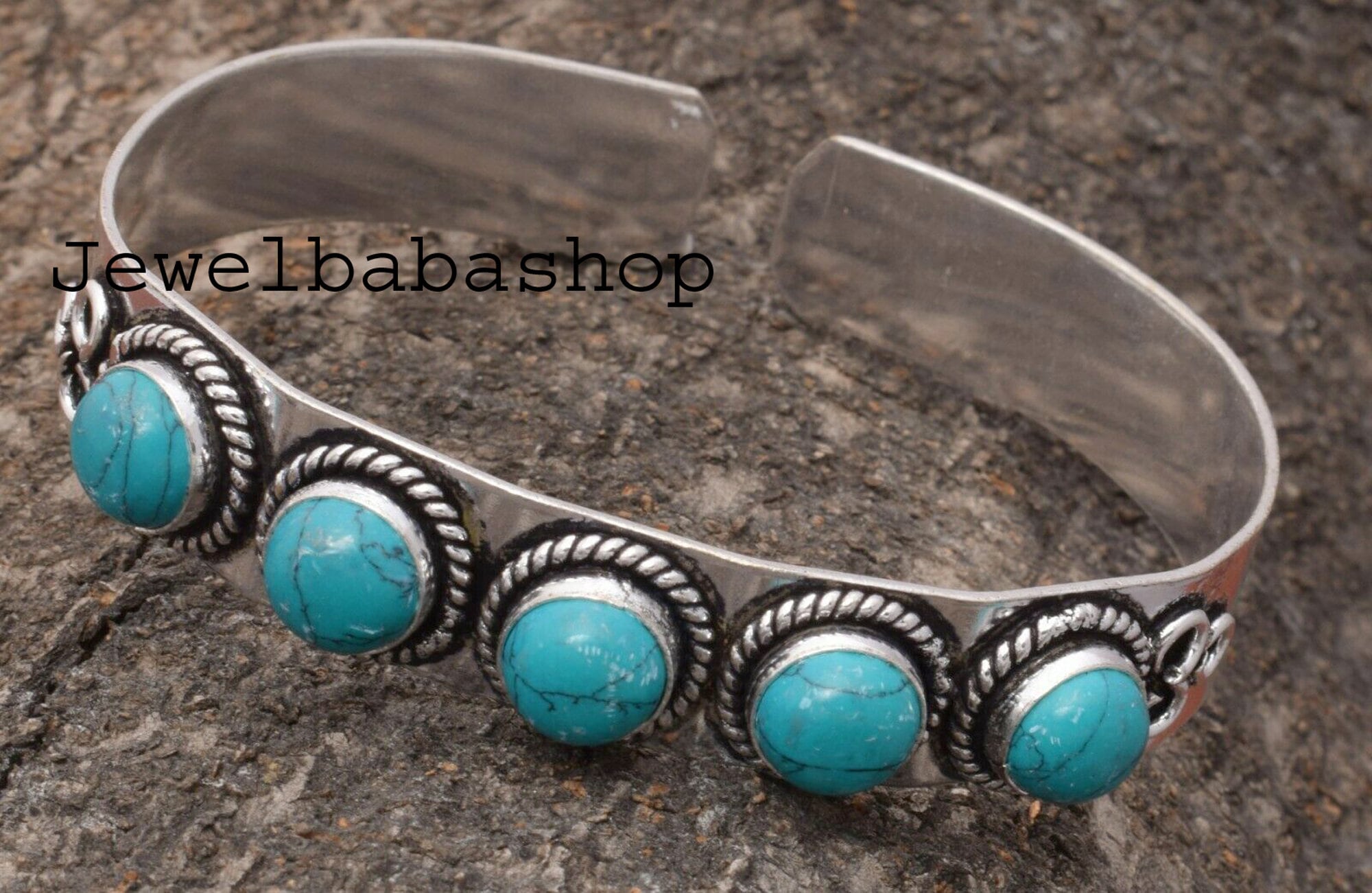 Turquoise Stone Bracelet  Stone of the Sky  Scout Curated Wears