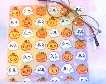 Pumpkins & Ghosts Microfiber Cloths || For cleaning Glasses / Screens / Monitors