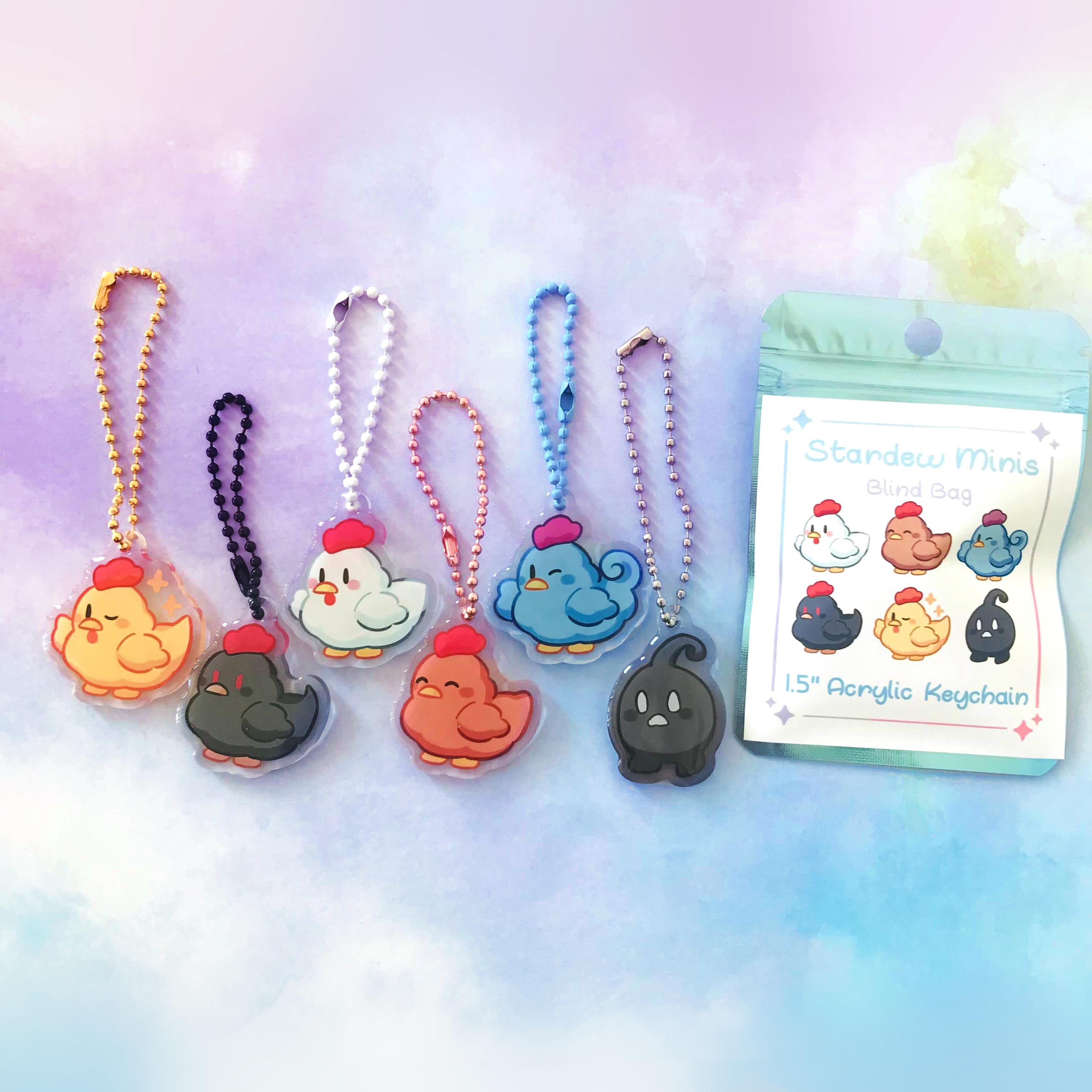 Stardew Valley Mini Keychains | Epoxy Acrylic Phone Charm Gacha - Etsy