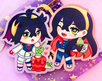Kieran & Carmine || 2.5" Glossy Vinyl Stickers