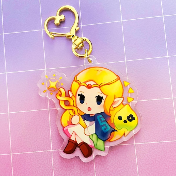 Zeld & Tri  || 2.5" Double Sided Acrylic Charm