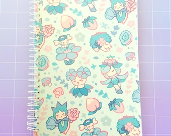 Petal Dance | Reusable A5 Sticker Book 50 Page Sticker Collector Album