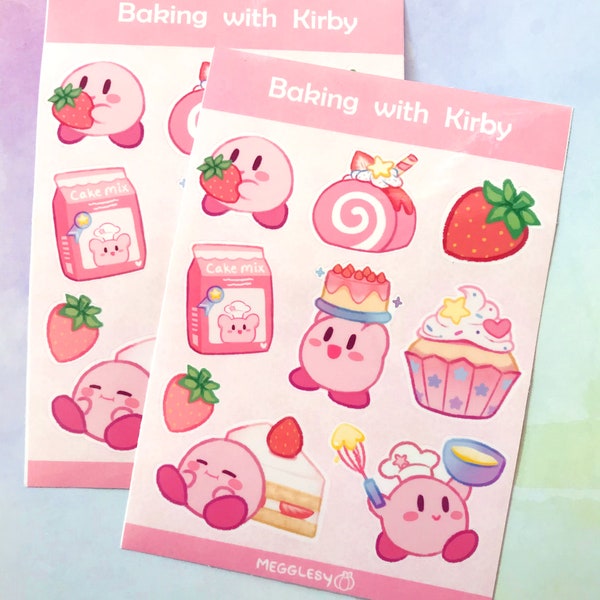 Kirby Sticker - Etsy