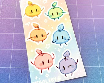 Colorful Junimos || 3" x 5" Mini Sticker Sheet