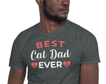 Cat Dad T-Shirt: Comfy Cotton Father's Day Gift