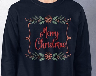 Unisex Christian Christmas Sweatshirt: Comfy Holiday Crewneck