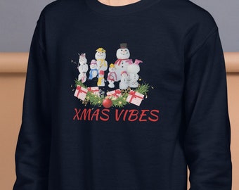 Unisex Christmas Sweatshirt: Christian Snowman Design