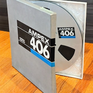 Ampex 406 Reel Tape / Rare Find / New / Never Used / In Sealed Pack/ 1/4&quot; X 3600&#39;