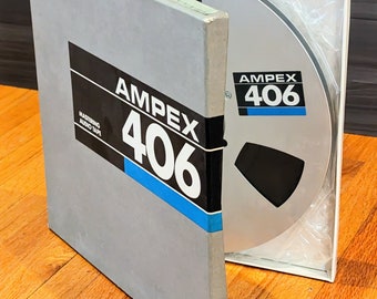 Ampex 406 Reel Tape: New Sealed, 1/4" x 3600'