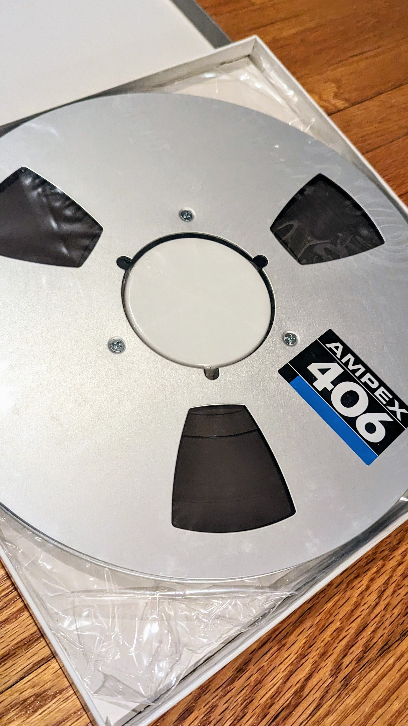 Ampex 406 Reel Tape: New Sealed, 1/4