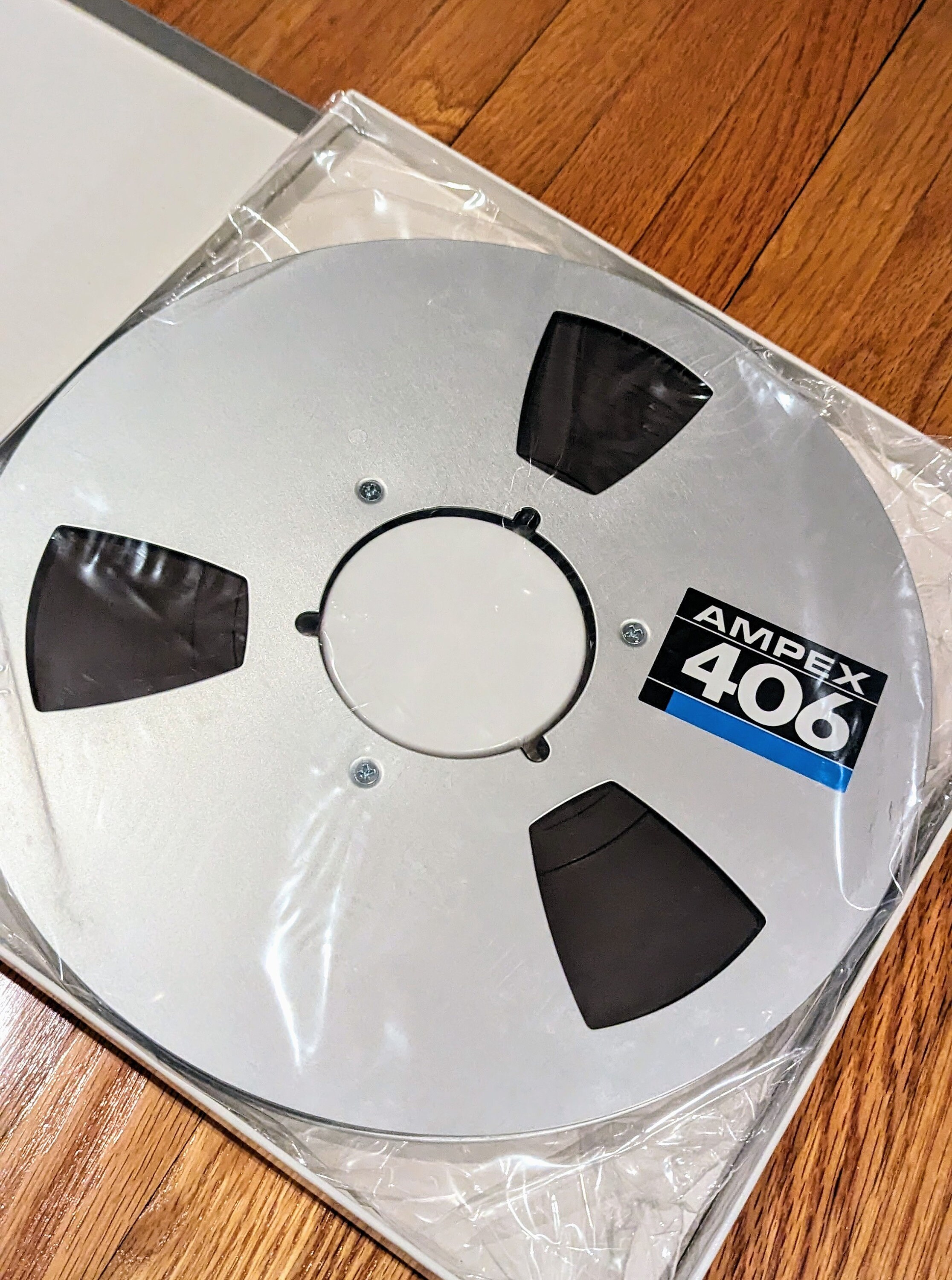 Ampex 406 Reel Tape: New Sealed, 1/4
