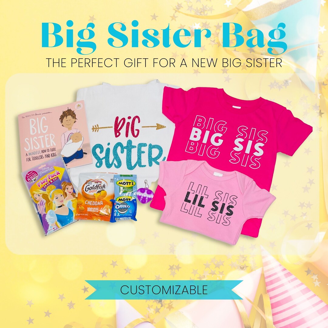 Big Sister Gift Box, Personalized Big Sister Gifts, Big Sister Gift Bag