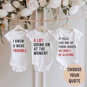 A Lot Going on Bundle Baby Bodysuit Baby Shower Gift for Mom Music Lover Gift Concert Bodysuit Song Lyric Romper Toddler Birthday Outfit
