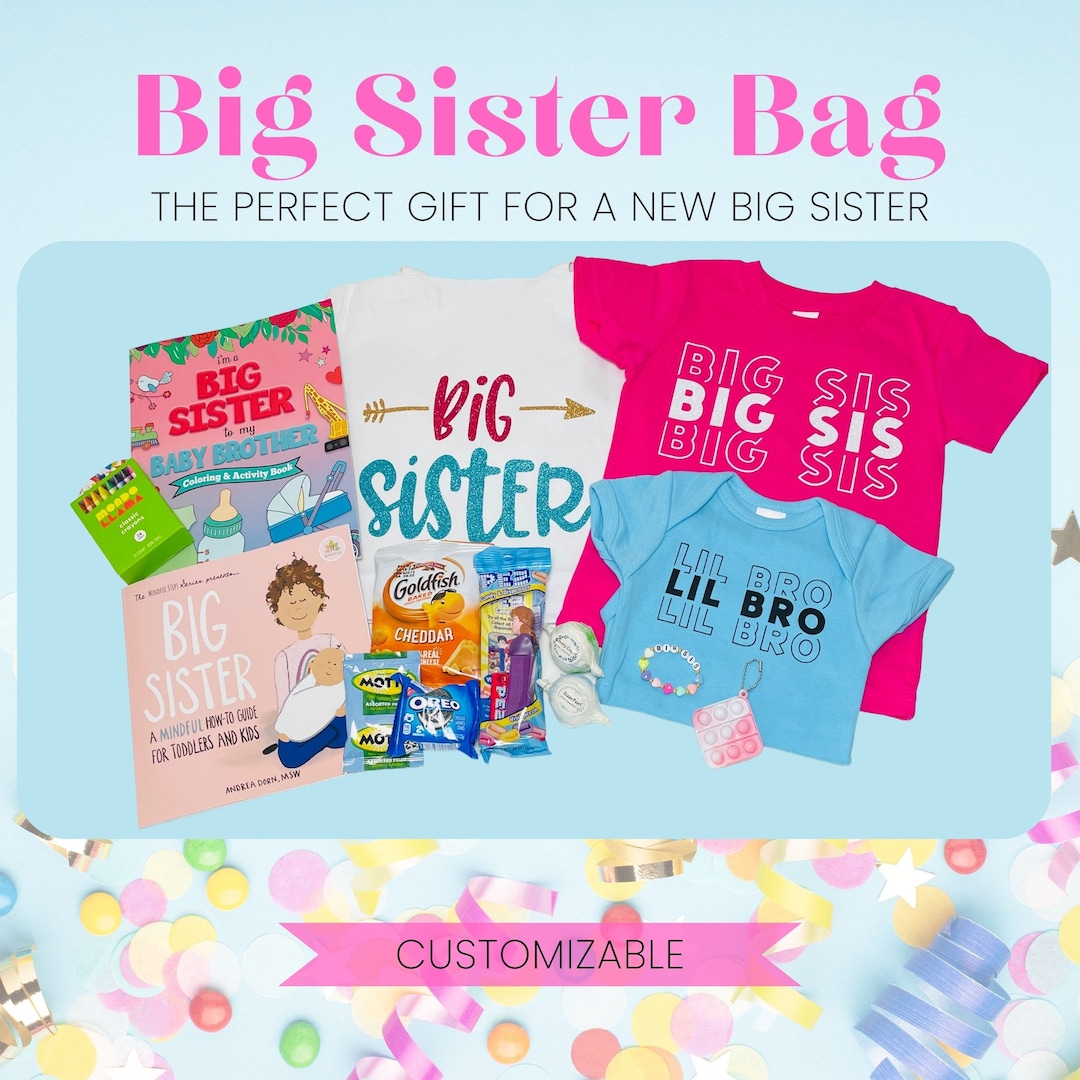 Big Sister Gift Box, Personalized Big Sister Gifts, Big Sister Gift Bag