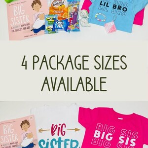 Gepersonaliseerde grote zus geschenkdoos gepromoveerd tot grote zus draagtas aangepaste naam beker Nieuwe broer/zus aandenken nieuwe babybinding overgangscadeauset afbeelding 10