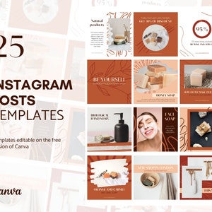Instagram post editable on Canva - Business Instagram Template - Ecommerce Instagram Template - Product Social Media Template