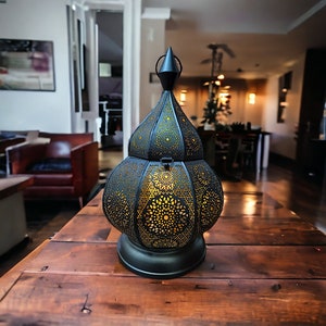 Large Sultan Moroccan Lantern Centerpiece Candle Lamp Night Light Home Decor Gift