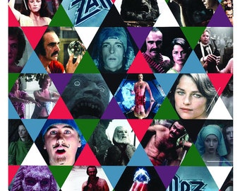 Zardoz collage poster